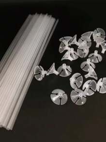 20 支气球棒，透明气球棒，婚礼、生日、派对气球架，周年庆典