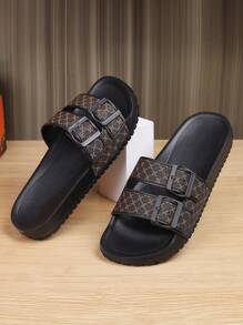 Summer Large Size 39-47 Men's Slippers Outdoor Comfortable Men's Casual Shoes Lightweight Anti Slip Home Slippers Wear-Resistant Breathable Men's Sandals Outdoor Daily Wear Men's Shoes(Asymmetric Pattern)