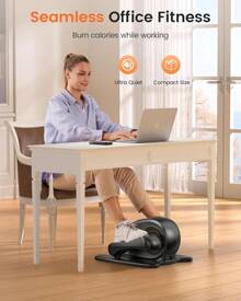 UPGO UPGO Under Desk Ellipticals , Elipse Leg Exerciser For Seniors Fully Assembled, Seated Pedal Exerciser With Remote Control & Non-Slip Pedals
