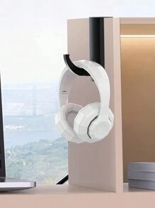 4pcs Headphone Holder, Computer Headphone Storage Hook, Gaming Headset Hanger, Headphone Rack For Home PC Headphones, Headphone Accessories, Monitor Headset Hook, Headphone Stand, Wall Mounted Headphone Organizer No-Drill