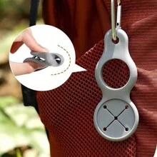 Wielofunkcyjna klamra do butelki na wodę podróżną, zewnętrzna, wędrówka, woda mineralna, silikonowy klips do zawieszania, przenośny klips do paska i plecaka