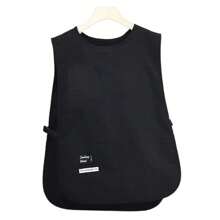 1 pezzo Grembiule impermeabile e antimacchia di stile gilet, in nylon traspirante con maniche, grembiule antisuciume multi-uso per bar/caffetteria