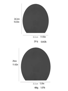 Cross-Border TPU Vegetable Board Soft Semi-Circular Double-Sided Cutting Board Japanese Non-Slip Wear-Resistant Cutting Board Baby Food Cutting Board PP Classification Cutting Board