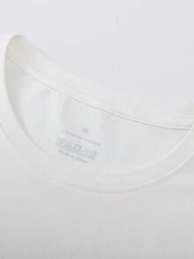 女士短袖T恤，女士标准熊猫字母印花短袖T恤，女士休闲圆领舒适运动T恤，女士白色上衣，春夏服装