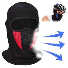 1pc Summer Outdoor Cycling Hat Balaclava Dust-Proof Cap Full Face Breathable Sun Mask Bicycle Cap Mask Outdoor Sports Fishing Cap