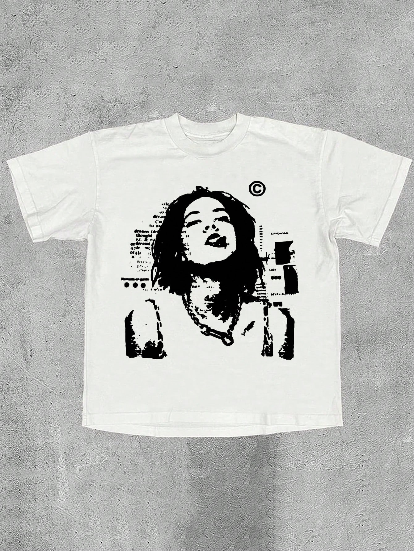 Men's Round Neck Short Sleeve Letter Print Casual Minimalist Tee, Everyday Wear