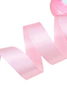 (25yards/Pack) 2.5cm Polyester Ribbon Gift Packaging, Baking Packaging, Gift And Flower Packaging, Wedding Decoration, Handmade DIY, Headwear, Clothing Accessories
