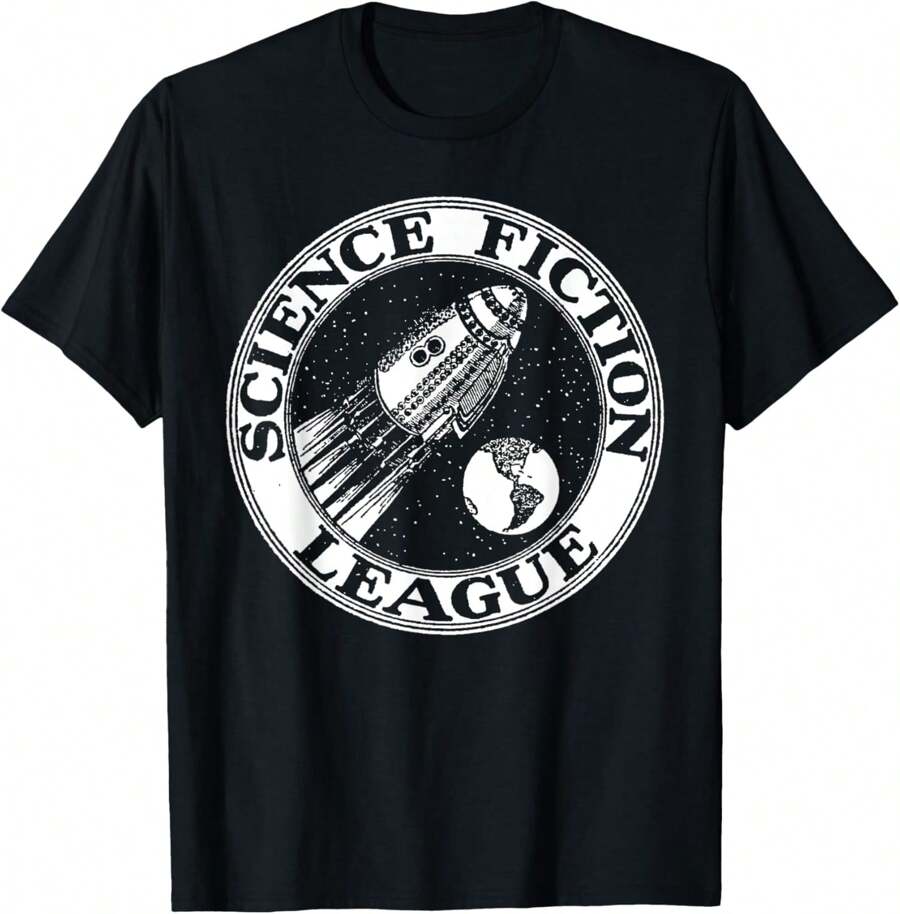 Classic Science Fiction T-Shirt For Women Fashion All-Match Gifts T-Shirts - Black - View 1