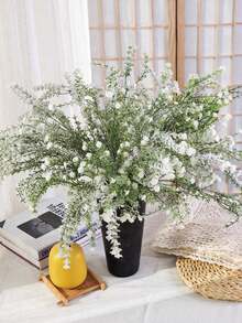 8Pcs Artificial Flowers Fake Baby's Breath Gypsophila Flowers Bulk Realistic Artificial Flowers Bouquet For Home Office Indoor/Outdoor Wedding DIY Party Centerpieces Arrangements Decoration