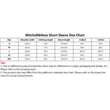 Mitchell & Ness Lifestyle Kurzarm Rippstrick-Rundhals-T-Shirt TMN13S39-BLK, unisex