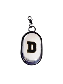 便携迷你透明拉链收纳袋，黑色毛巾刺绣字母A-Z，小巧多功能收纳袋，耳机充电器收纳盒带钥匙扣，透明旅行配件，精致小巧，适合收纳小物件，可作数据线收纳袋、手链袋等。 - 黑色 - 查看 27