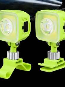 Luces Lamparas Linternas Mini Led Para Zapatos 2 Piezas Recargables Portatiles Ligeras