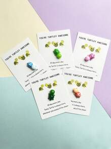 1 张“你是最棒的”海龟卡，适合所有场合、节日、生日送给家人和朋友的创意礼物