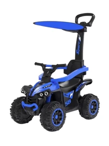 Mini Electric ATV With Lights 2 In 1 - Blue - View 1