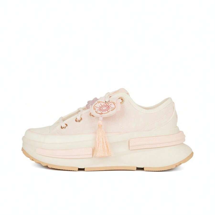 Converse 女式 2025 Chuck Taylor 季节性帆布运动鞋/硫化鞋低帮 A13853C - 粉色 - 查看 1