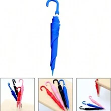 1pc/3pcs/5pcs 1:12 Scale Mini Colorful Umbrella Model, Non-Functional Dollhouse Accessories, ABS Material, Home Decor Miniature Scene Props - Multicolor - View 6