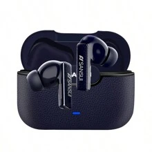 SANSUI 蓝牙耳机 W28 高配版 全新六麦克风降噪 APP控制调音定位 ANC 主动降噪 运动超长续航 入耳式 - 藏蓝色 - 查看 4