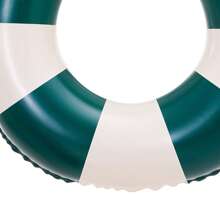 Flotador para piscina, suministros de piscina inflable de color contrastante y seguro, hecho de PVC - Verde - Ver 2