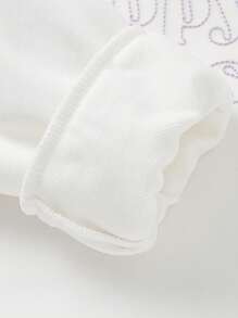 Balabala Girls' A-Line Hooded Sweatshirt, New Spring Casual Top - Original White - View 4