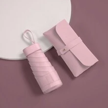 1PC Capsule Umbrella, Pocket Umbrella, Portable Folding Umbrella, Waterproof, Sun Protection, UV Protection Multifunctional Umbrella, Can Be Used For Travel, Very Compact And Convenient To Carry