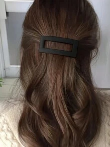 1 pezzo, accessorio per capelli a molla quadrato vuoto, semplice, carino, elegante, casual per code di cavallo, raccolti, frangia, adatto all'uso quotidiano, fermagli per capelli, barrette per capelli