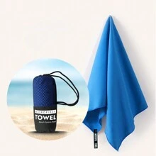 Light Weight Quick-Drying Towel, Soft And Portable With Round Tube Packaging, Made Of Super-Fine Fiber, Suitable For Camping, Gym, Travel, Beach, Swimming, Yoga And Sports