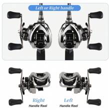 BILLINGS Baitcasting Fishing Reel With Magnetic Brake System,7.2:1 High-Speed Gear Ratio,High Strength Metal Spool,LightWeight ,Suitable For Freshwater And Saltwater