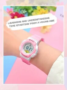 MINGRUI Minghui Kids Watch, Casual Luminous Alarm Clock Stopwatch 3ATM Waterproof Multifunctional Electronic Watch, Children School Supplies Sports Waterproof Watch, Gift For Kids