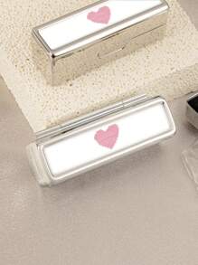 1 pezzo Organizer rettangolare per rossetti placcato argento (Organizer per rossetti con stampa famosa, specchio, scatola per gioielli, organizer elegante e alla moda per cosmetici, borsa per cosmetici, organizer per rossetti (adatto per lucidalabbra, rossetto, balsamo labbra, olio per labbra, lucidalabbra) Regalo perfetto per famiglia, amici, colleghi e persone care! Compleanno, vacanze, viaggi, omaggi, viaggi, roba economica, articoli da viaggio essenziali - Multicolore - Visualizzare 2