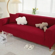 1 pieza Funda de sofá a rayas jacquard elástica todo incluido para las cuatro estaciones, funda de sofá antideslizante y extraíble para decoración del hogar - 1 plaza: Adecuado para sofás de 90-125 cm (35,43-49,21 pulgadas) de largo / 2 plazas: Adecuado para sofás de 145-170 cm (57,1-67,93 pulgadas) de largo / 3 plazas: Adecuado para sofás de 190-210 cm (74,8-82,68 pulgadas) de largo / 4 plazas: Adecuado para sofás de 235-280 cm (92,52-110,24 pulgadas) de largo