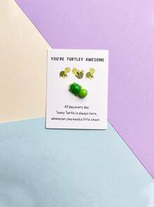 1 张“你是最棒的”海龟卡，适合所有场合、节日、生日送给家人和朋友的创意礼物