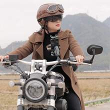 Retro Motorcycle Helmet PU Leather Moto Helmets Motorbike Helmet German Style Half Face Helmets Vintage Casco Moto Cycling Helmet Racing Protection Motorcycle Equipment Riding Protective Accessories Rider Gifts