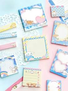 Sanrio 330pcs/Pack Sanrio Kuromi Ins-Style Memo Pad Sticky Notes Combination, Kitty Adhesive Tabs, Index Stickers, Student Gift, Back To School Essentials