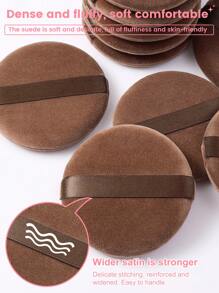 4/8/12/16PCS Makeup Puff Set Soft Circular Powder Puffs