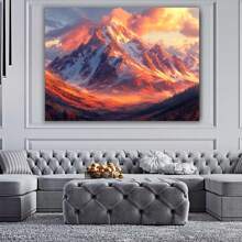 Sunset Beautys Canvas Wall Art, Capture The Serene Beautys Of Sunset With This Stunning Canvas Wall Art, Perfect For Creating A Calming And Elegants Atmosphere In Any Room Sunset Painting Sunset Canvas Wall Art Sunset Pictures Beach Sunset Wall Art Sunset Poster Sunset Light, For Bathroom Library Cafe Children'S Room Bar Meeting Room Living Room And Other Decorative()