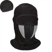 1pc Summer Outdoor Cycling Hat Balaclava Dust-Proof Cap Full Face Breathable Sun Mask Bicycle Cap Mask Outdoor Sports Fishing Cap