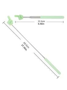 1/3/5/10/20 Peças Ponteiro Retrátil de Professor em Cores Aleatórias, Ponteiro Retrátil em Formato de Dedo para Apresentação em Quadro Branco da Sala de Aula, Durável e Portátil
