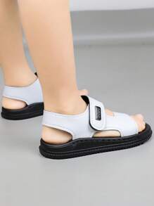 1 Pair Baby/Toddler Soft-Sole Summer Sandals, Boys/Girls Learning To Walk Shoes
