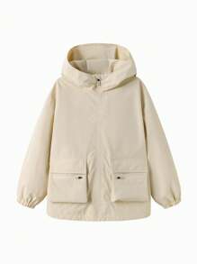 Balabala Kids' Protective Jacket, Color-Block Spring Coat