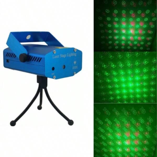 Mini Projetor Holográfico Laser Balada Rítmico Festa Control