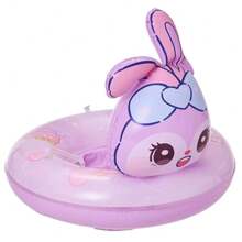 Children's Lifeguard Float Bunny Inflate Girls Boys Pool Beach Sea Babies Small Inflatable Donut Aquatic Toy Suitable For Children From 1 To 6 Years Old.