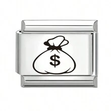 1pc Engraved DIY Jewelry Accessories, Chessboard Cat, Heart Elements, For DIY Bracelet, Necklace, Ring, Anklet, Fashionable, Delicate, Cute Handmade Modular Bracelet, Suitable For All Summer, School