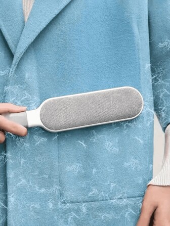 1 件可重复使用的宠物毛发刷 - 通过静电去除宠物毛发 - 适用于衣服、床上用品、沙发、家具和地毯 - 家庭清洁工具