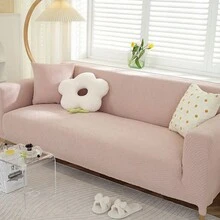 1 pieza Funda de sofá a rayas jacquard elástica todo incluido para las cuatro estaciones, funda de sofá antideslizante y extraíble para decoración del hogar - 1 plaza: Adecuado para sofás de 90-125 cm (35,43-49,21 pulgadas) de largo / 2 plazas: Adecuado para sofás de 145-170 cm (57,1-67,93 pulgadas) de largo / 3 plazas: Adecuado para sofás de 190-210 cm (74,8-82,68 pulgadas) de largo / 4 plazas: Adecuado para sofás de 235-280 cm (92,52-110,24 pulgadas) de largo