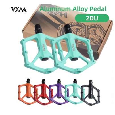 VXM VXM Fahrradpedale, Aluminiumlegierung Doppellager Mountainbike Rutschfeste Pedale, Super leichte Rennrad Zubehörteile