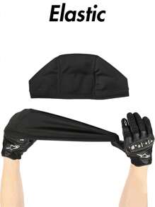 1 pièce/3 pièces/5 pièces Coiffe de casque de cyclisme pour hommes - Super élastique, absorbant la sueur, intérieur tricoté en polyester et spandex pour les sports