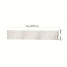 1 rouleau de nappe à motif étoiles, runner de table de décoration de maison pour tous les jours et les fêtes, runner de table élégant en feuille d'or pour les fêtes, cadeau parfait pour l'anniversaire, les fêtes, le mariage, la Saint-Valentin