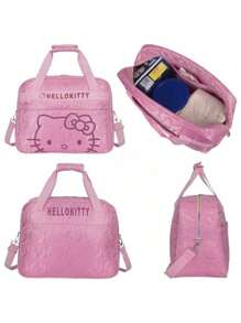 Sanrio 1PC Modna torebka, Duża kosmetyczka podróżna, Słodka torba o dużej pojemności, wielofunkcyjna, prezent urodzinowy, organizer na spinki do włosów dla mamy, przenośny, Słodki wzór postaci, Fani, którzy nie potrzebują prądu (różne wzory), wystrój domu, Kawaii urodzinowe, Prezenty urodzinowe, Prezenty na imprezę, Dekoracje imprezowe