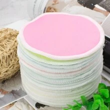 Set de 12/10 piezas de Almohadillas de lactancia orgánicas lavables de viscosa derivada de bambú, almohadillas reutilizables para el pecho para lactancia, almohadillas para pezones para la lactancia