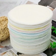 Set de 12/10 piezas de Almohadillas de lactancia orgánicas lavables de viscosa derivada de bambú, almohadillas reutilizables para el pecho para lactancia, almohadillas para pezones para la lactancia
